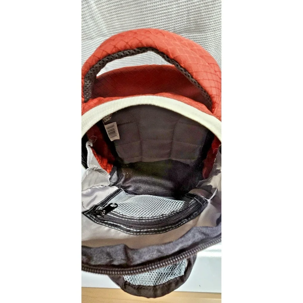 High Sierra Small Backpack in Cream, Rust and Black